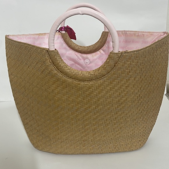 Juicy Couture straw tote - Picture 4 of 6